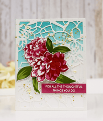 Build-A-Flower Set Build-A-Flower: Dahlia Layering Stamp & Die Set