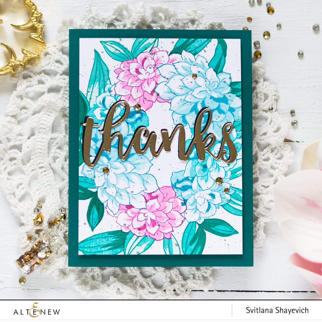 Build-A-Flower Set Build-A-Flower: Dahlia Layering Stamp & Die Set