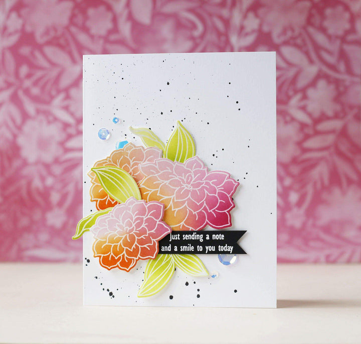 Build-A-Flower Set Build-A-Flower: Dahlia Layering Stamp & Die Set