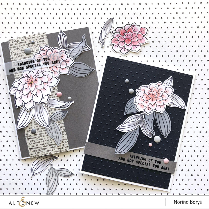 Build-A-Flower Set Build-A-Flower: Dahlia Layering Stamp & Die Set