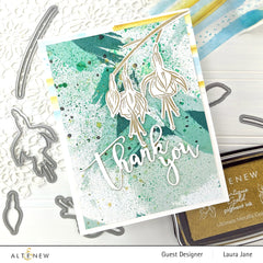 Build-A-Flower Set Build-A-Flower: Fuchsia Layering Stamp & Die Set