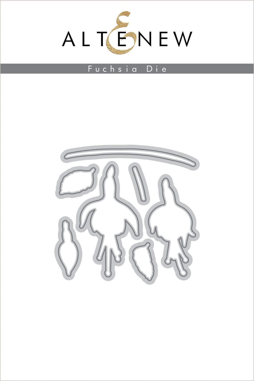 Build-A-Flower Set Build-A-Flower: Fuchsia Layering Stamp & Die Set