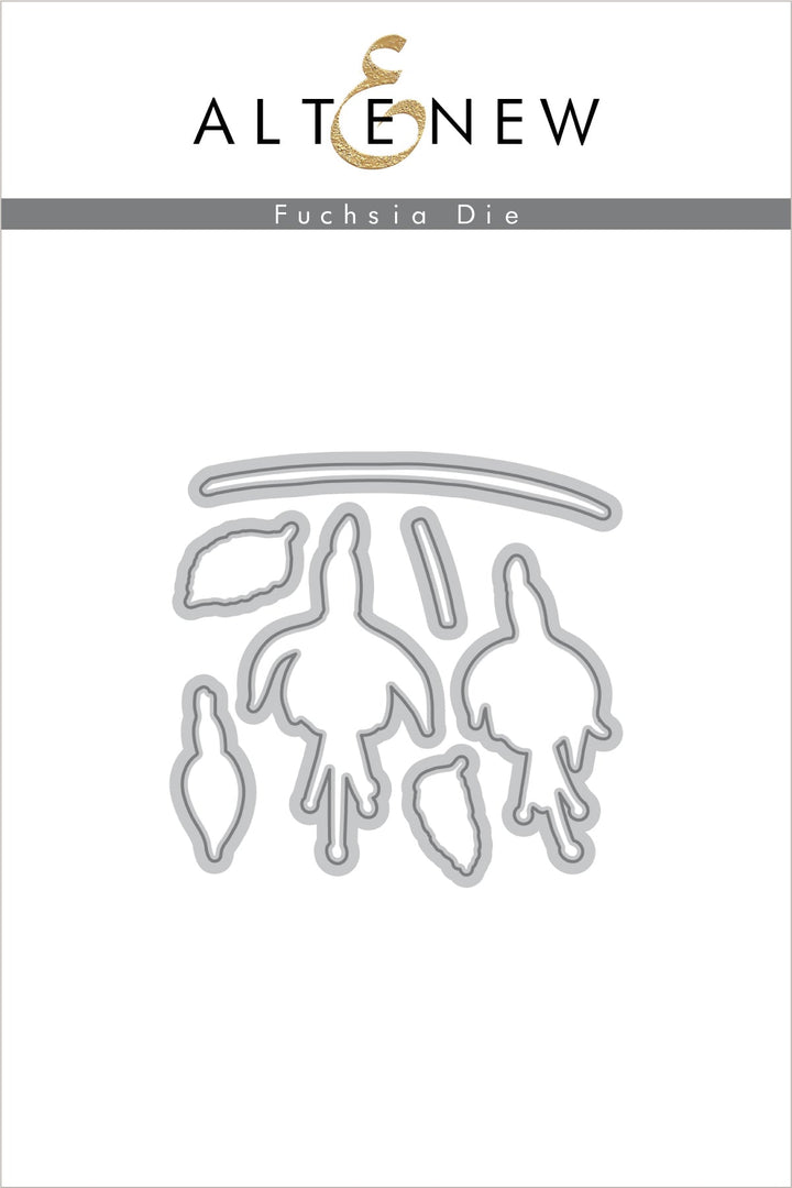 Build-A-Flower Set Build-A-Flower: Fuchsia Layering Stamp & Die Set