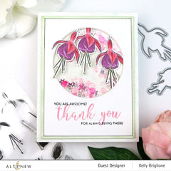 Build-A-Flower Set Build-A-Flower: Fuchsia Layering Stamp & Die Set
