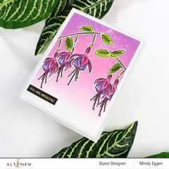 Build-A-Flower Set Build-A-Flower: Fuchsia Layering Stamp & Die Set