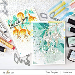 Build-A-Flower Set Build-A-Flower: Fuchsia Layering Stamp & Die Set