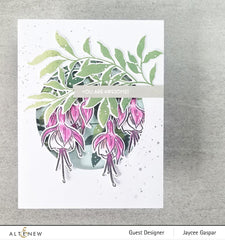 Build-A-Flower Set Build-A-Flower: Fuchsia Layering Stamp & Die Set