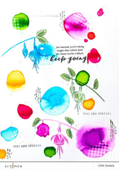 Build-A-Flower Set Build-A-Flower: Fuchsia Layering Stamp & Die Set