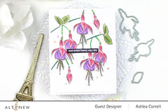 Build-A-Flower Set Build-A-Flower: Fuchsia Layering Stamp & Die Set