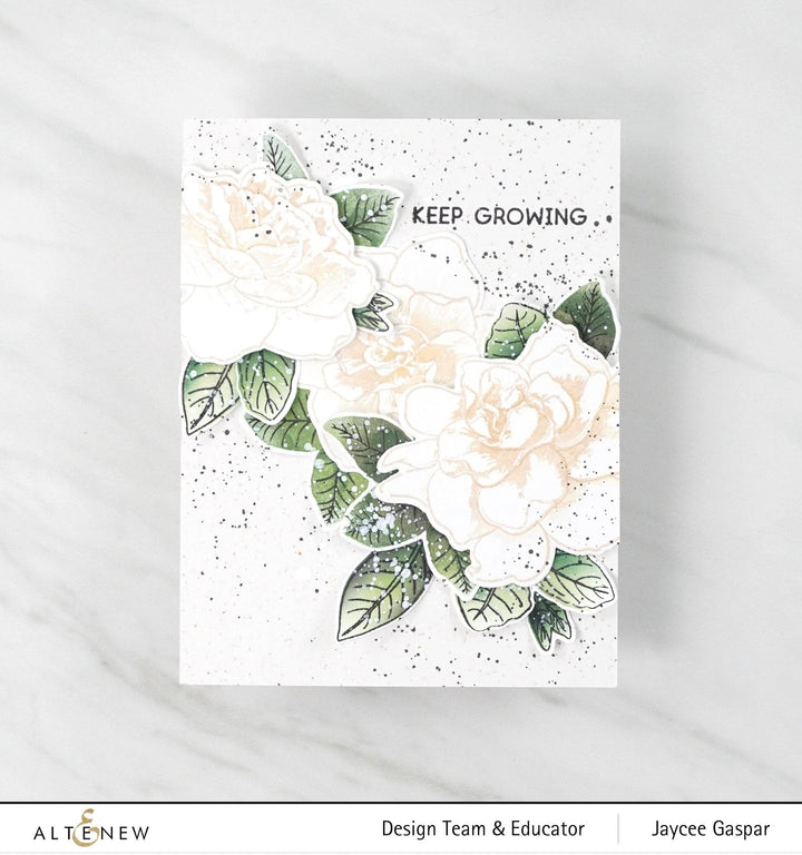 Build-A-Flower Set Build-A-Flower: Gardenia Layering Stamp & Die Set