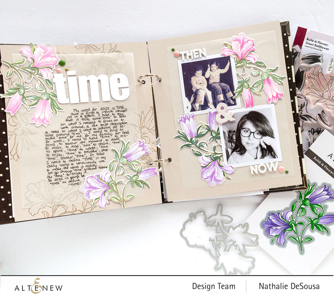 Build-A-Flower Set Build-A-Flower: Giant Bellflower Layering Stamp & Die Set