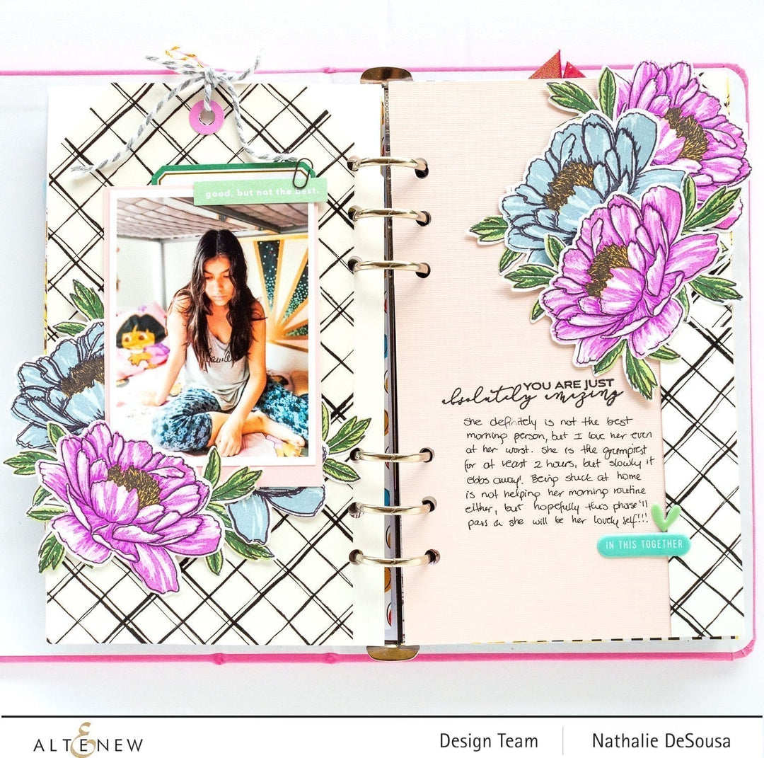 Build-A-Flower Set Build-A-Flower: Hawaiian Coral Layering Stamp & Die Set
