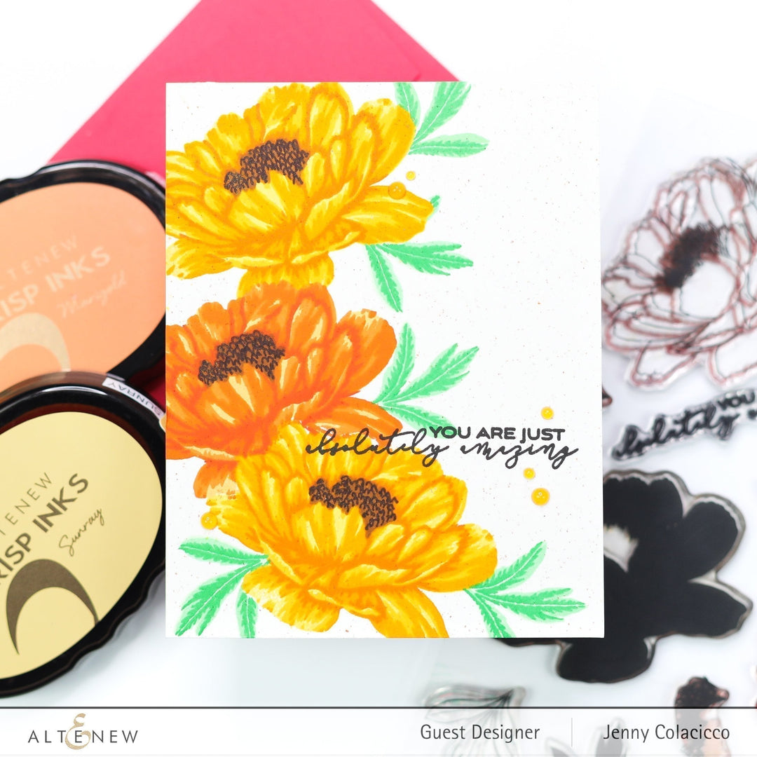 Build-A-Flower Set Build-A-Flower: Hawaiian Coral Layering Stamp & Die Set