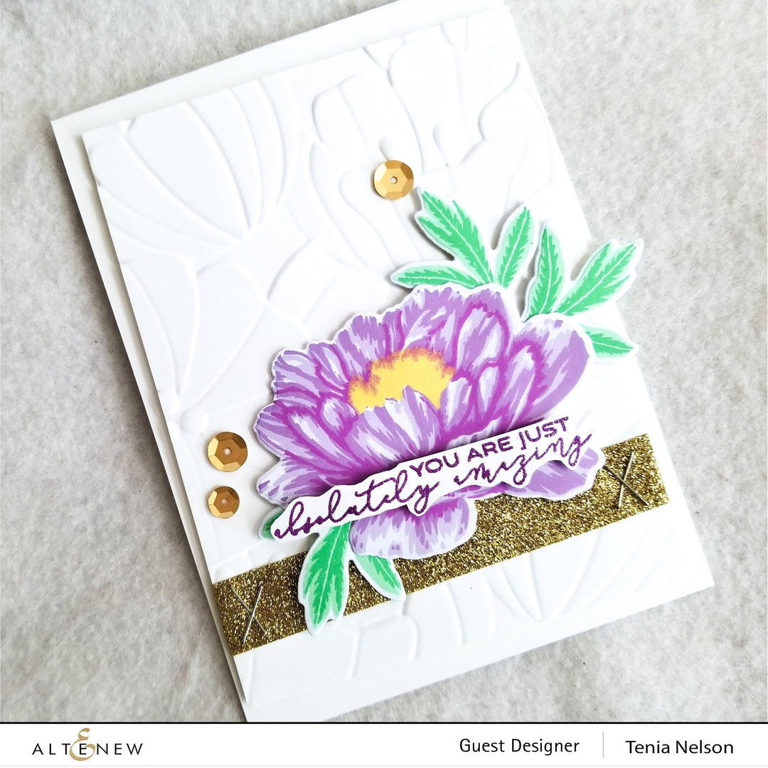 Build-A-Flower Set Build-A-Flower: Hawaiian Coral Layering Stamp & Die Set