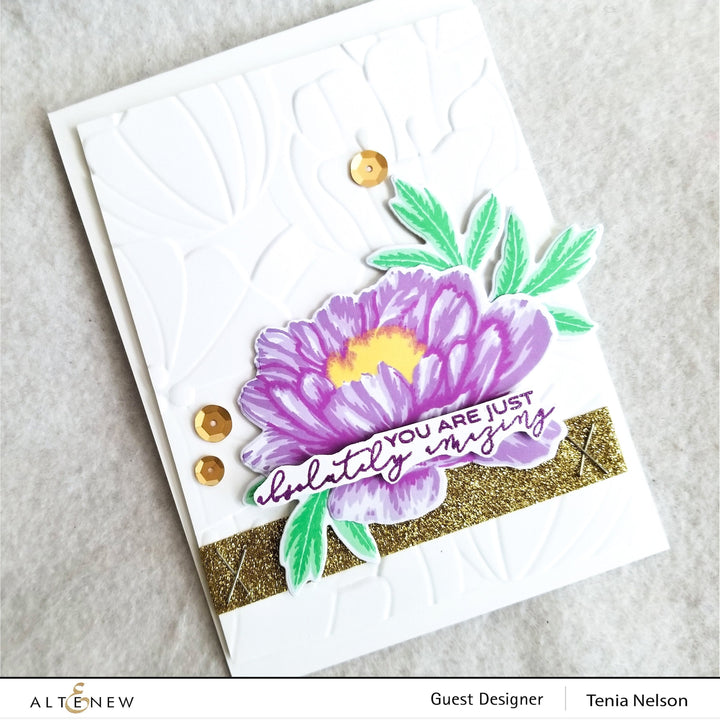 Build-A-Flower Set Build-A-Flower: Hawaiian Coral Layering Stamp & Die Set