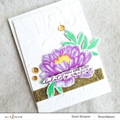 Build-A-Flower Set Build-A-Flower: Hawaiian Coral Layering Stamp & Die Set