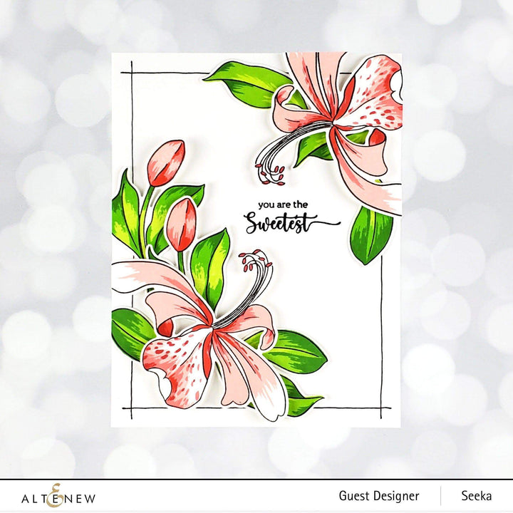 Build-A-Flower Set Build-A-Flower: Honeysuckle Layering Stamp & Die Set