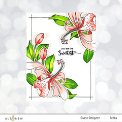 Build-A-Flower Set Build-A-Flower: Honeysuckle Layering Stamp & Die Set