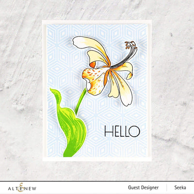 Build-A-Flower Set Build-A-Flower: Honeysuckle Layering Stamp & Die Set