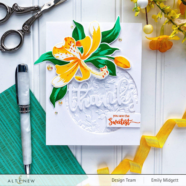 Build-A-Flower Set Build-A-Flower: Honeysuckle Layering Stamp & Die Set