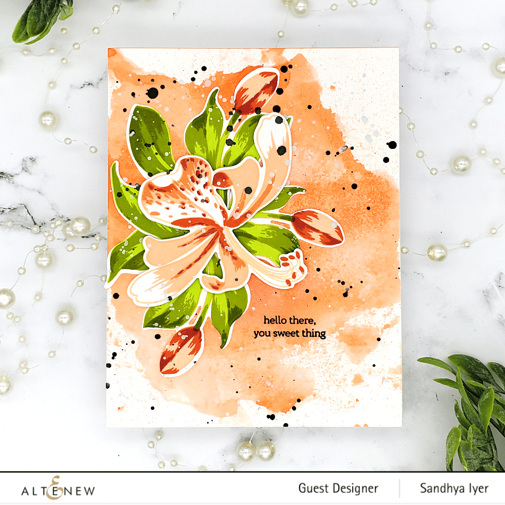 Build-A-Flower Set Build-A-Flower: Honeysuckle Layering Stamp & Die Set