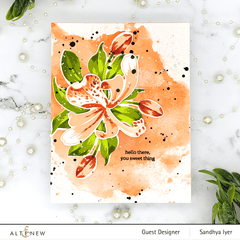 Build-A-Flower Set Build-A-Flower: Honeysuckle Layering Stamp & Die Set