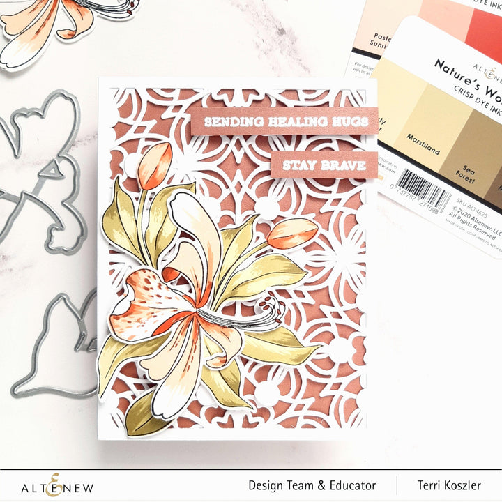 Build-A-Flower Set Build-A-Flower: Honeysuckle Layering Stamp & Die Set