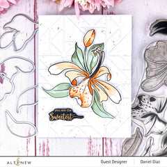 Build-A-Flower Set Build-A-Flower: Honeysuckle Layering Stamp & Die Set
