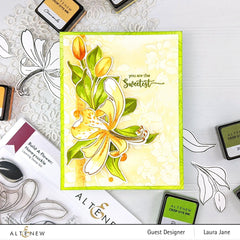 Build-A-Flower Set Build-A-Flower: Honeysuckle Layering Stamp & Die Set