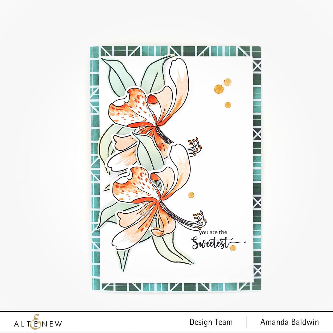 Build-A-Flower Set Build-A-Flower: Honeysuckle Layering Stamp & Die Set