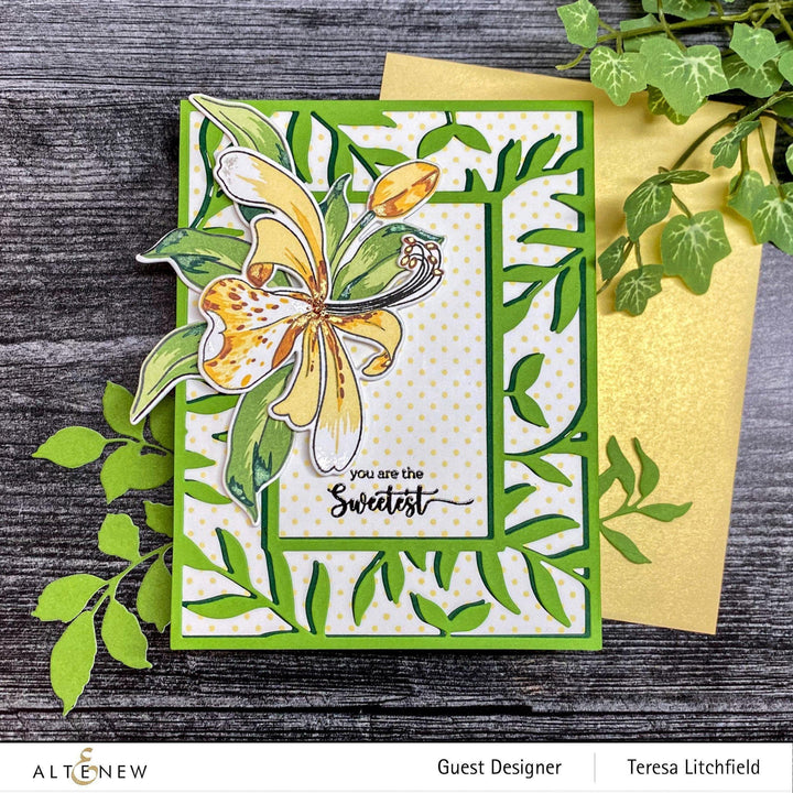Build-A-Flower Set Build-A-Flower: Honeysuckle Layering Stamp & Die Set