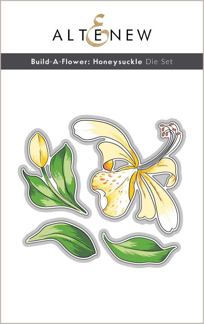 Build-A-Flower Set Build-A-Flower: Honeysuckle Layering Stamp & Die Set