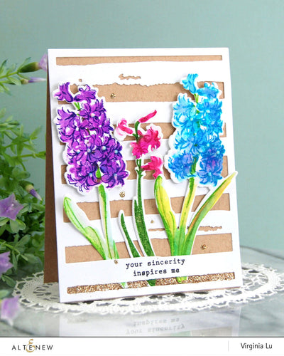 Build-A-Flower Set Build-A-Flower: Hyacinth Layering Stamp & Die Set