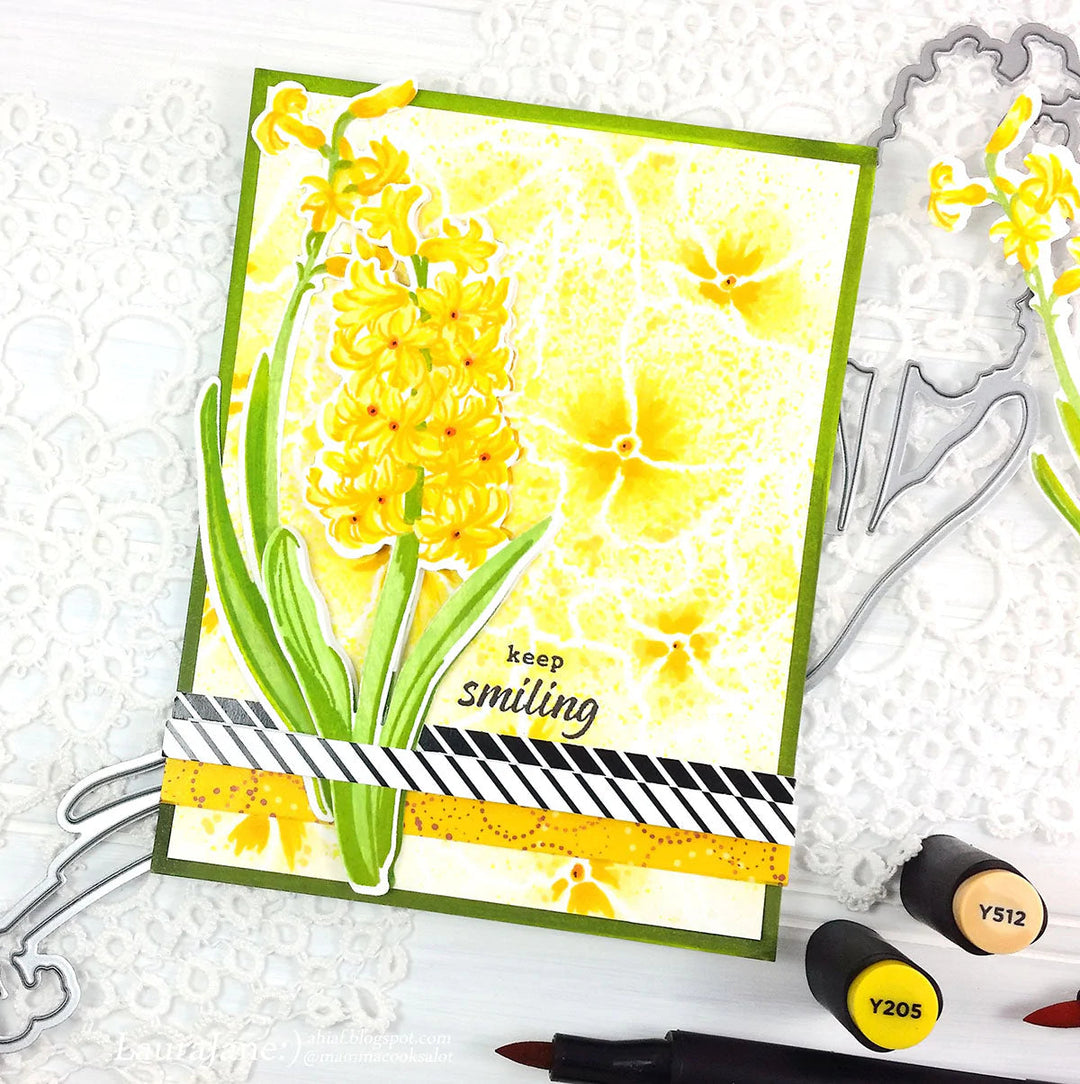 Build-A-Flower Set Build-A-Flower: Hyacinth Layering Stamp & Die Set