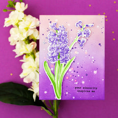 Build-A-Flower Set Build-A-Flower: Hyacinth Layering Stamp & Die Set