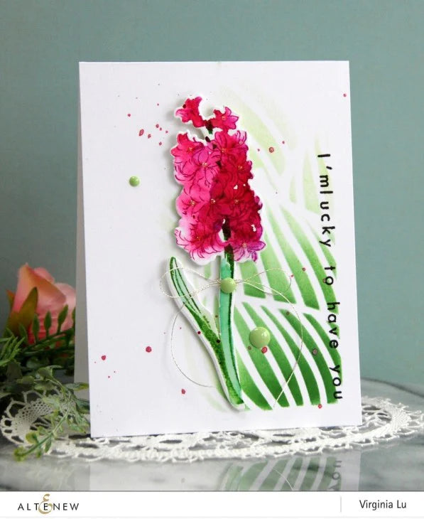 Build-A-Flower Set Build-A-Flower: Hyacinth Layering Stamp & Die Set