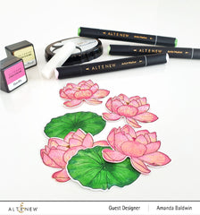 Build-A-Flower Set Build-A-Flower: Indian Lotus Layering Stamp & Die Set