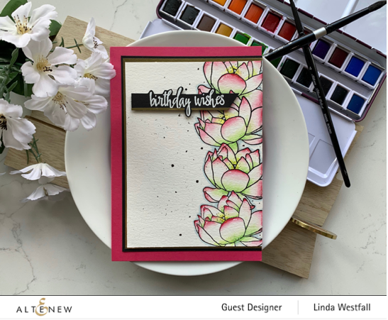 Build-A-Flower Set Build-A-Flower: Indian Lotus Layering Stamp & Die Set