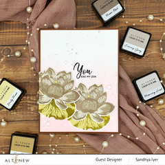 Build-A-Flower Set Build-A-Flower: Indian Lotus Layering Stamp & Die Set