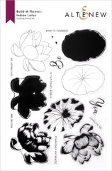 Build-A-Flower Set Build-A-Flower: Indian Lotus Layering Stamp & Die Set