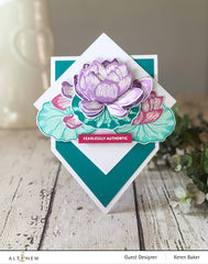 Build-A-Flower Set Build-A-Flower: Indian Lotus Layering Stamp & Die Set