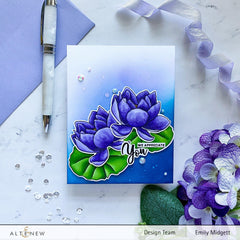 Build-A-Flower Set Build-A-Flower: Indian Lotus Layering Stamp & Die Set