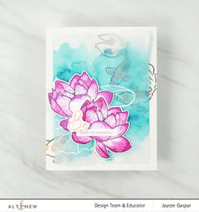 Build-A-Flower Set Build-A-Flower: Indian Lotus Layering Stamp & Die Set