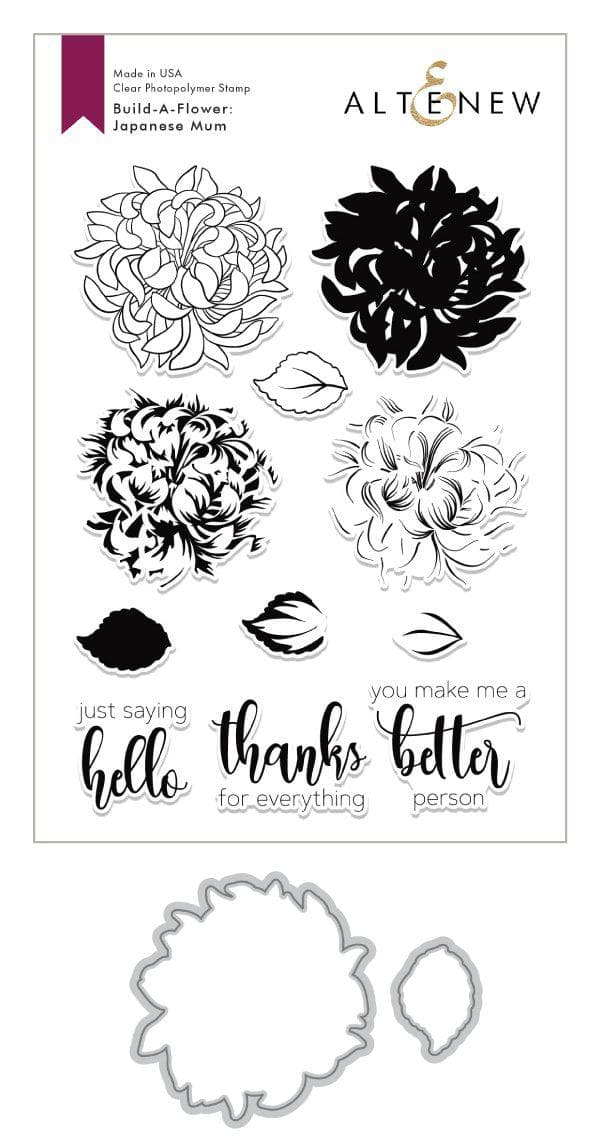 Build-A-Flower Set Build-A-Flower: Japanese Mum Layering Stamp & Die Set