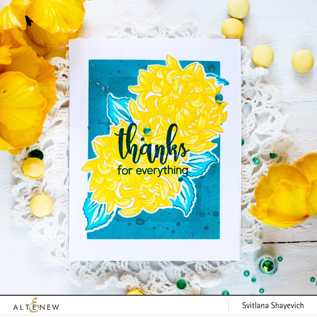 Build-A-Flower Set Build-A-Flower: Japanese Mum Layering Stamp & Die Set