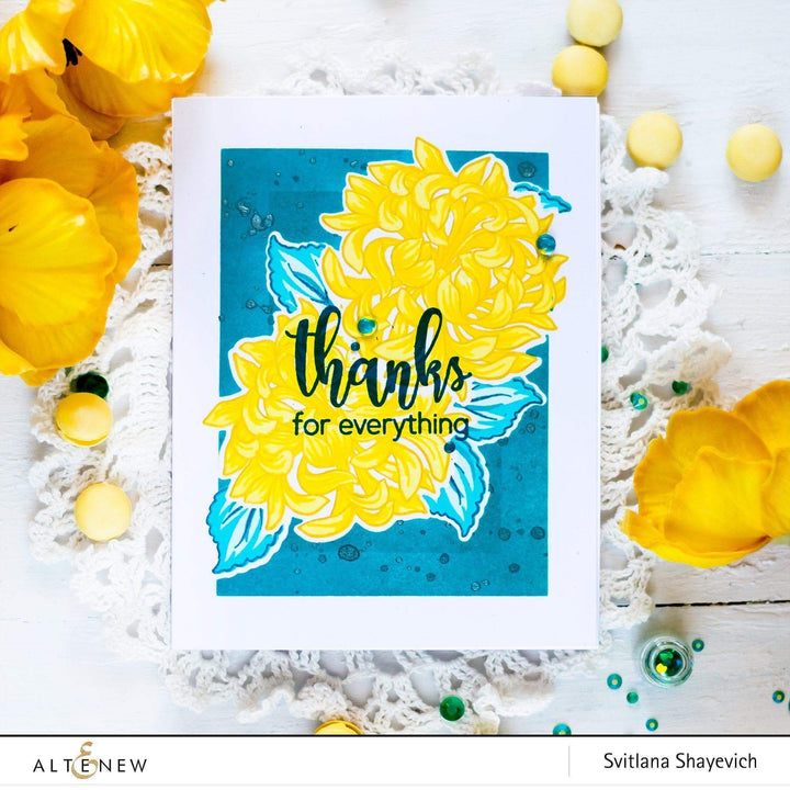 Build-A-Flower Set Build-A-Flower: Japanese Mum Layering Stamp & Die Set