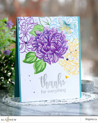 Build-A-Flower Set Build-A-Flower: Japanese Mum Layering Stamp & Die Set