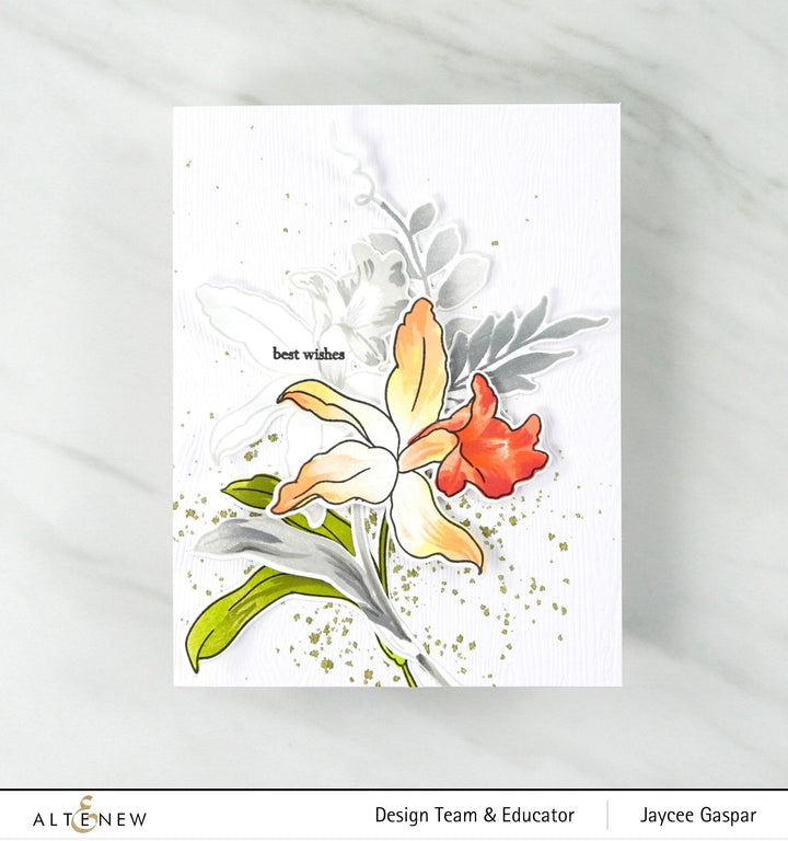 Build-A-Flower Set Build-A-Flower: Laelia Layering Stamp & Die Set