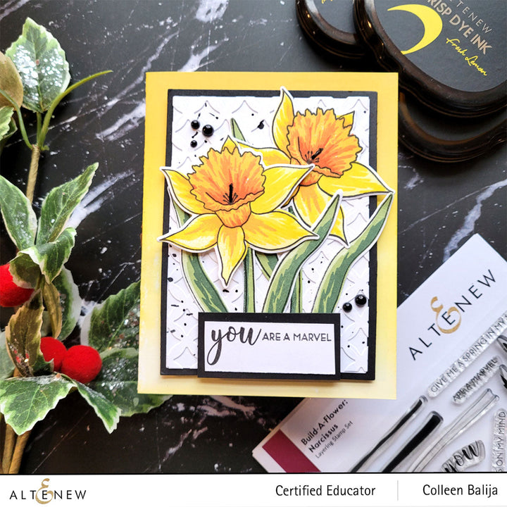 Build-A-Flower Set Build-A-Flower: Narcissus Layering Stamp & Die Set