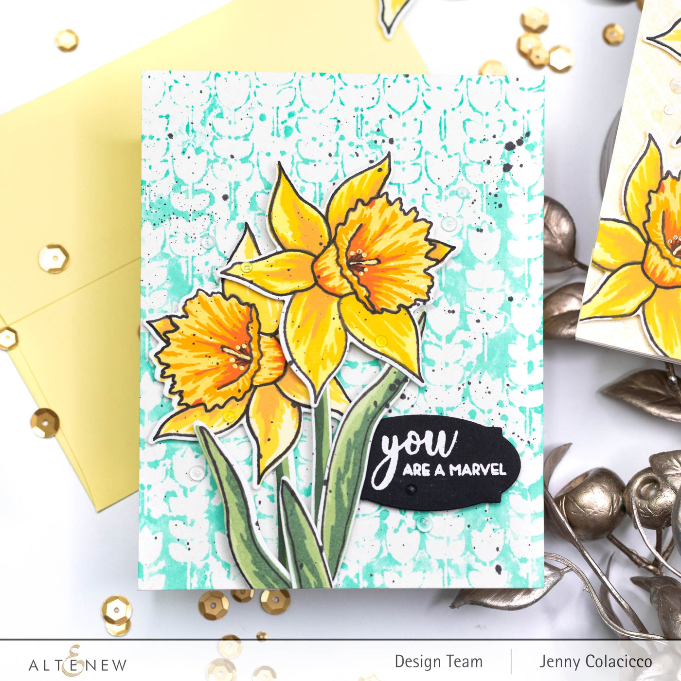 Build-A-Flower Set Build-A-Flower: Narcissus Layering Stamp & Die Set